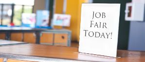 job fair sign